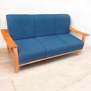 Blue 3 Seater Open Sofa