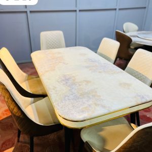 6 Seater Luxury Marble Dining