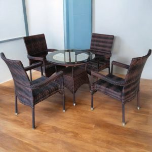 4 Seater Rattan Set