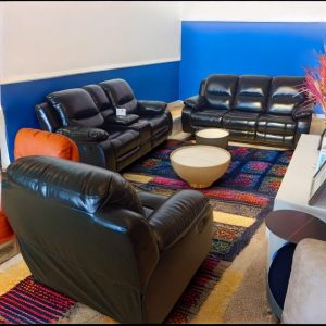 Leather Recliner Sofa