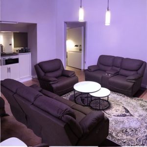 Chocolate Recliner Sofa Set