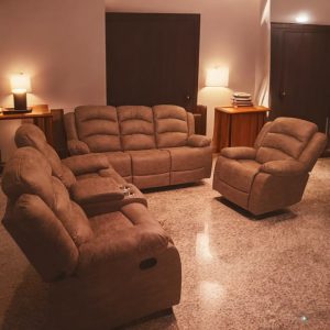 Brown Recliner Sofa