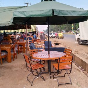 Outdoor Dining Set with Umbrella
