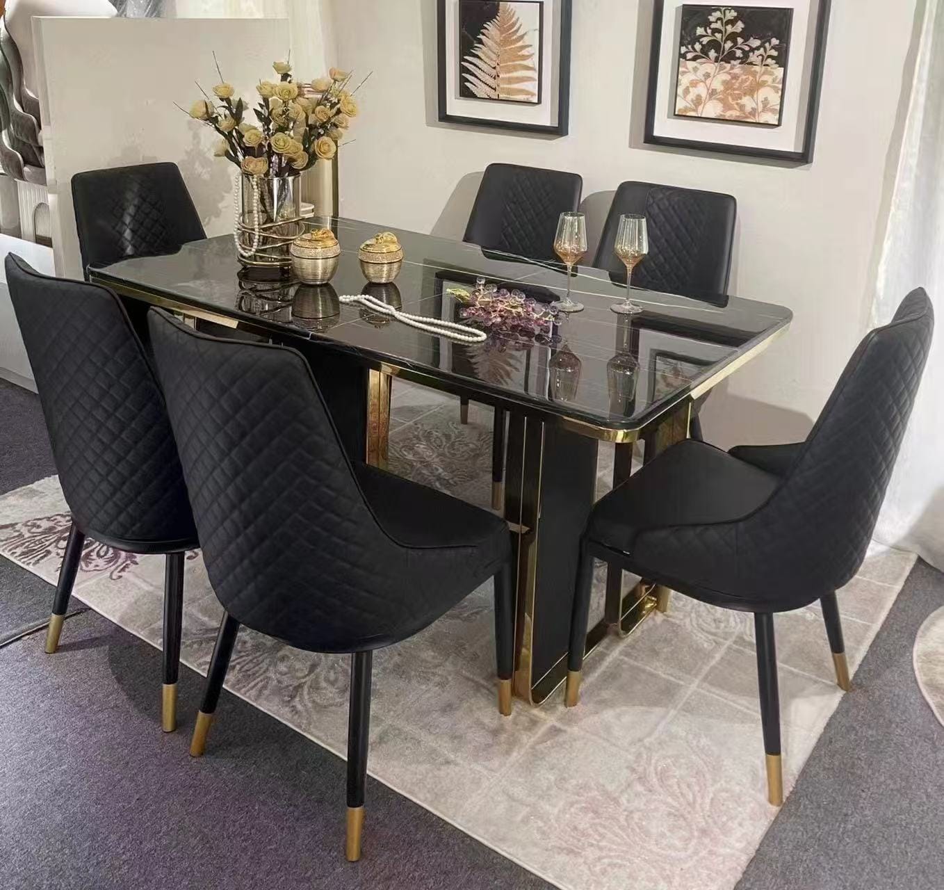 Black Dining Table Set Black Dining Table Set