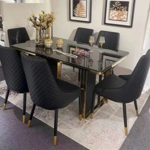 Black Dining Set