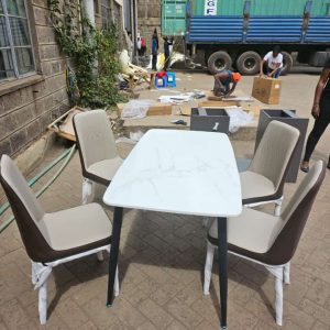 Four Seater Marble Dining Set