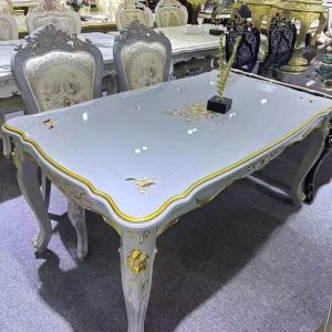 Gold Carved Dining Table