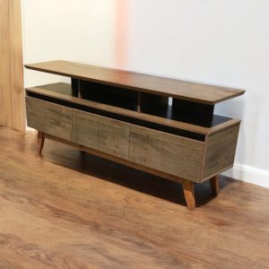 wooden tv stand