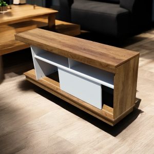 wooden tv stand