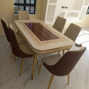 Luxurious Marble Top Dining Set