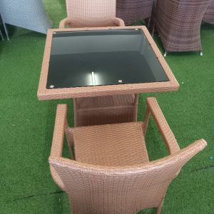 Brown 2 Seater Patio Set