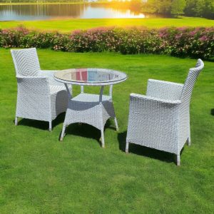 Rattan Coffee Set