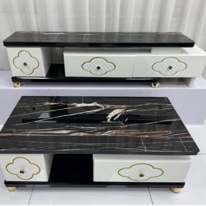 black matching tables