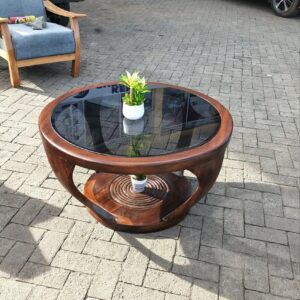 Mahogany Round Table