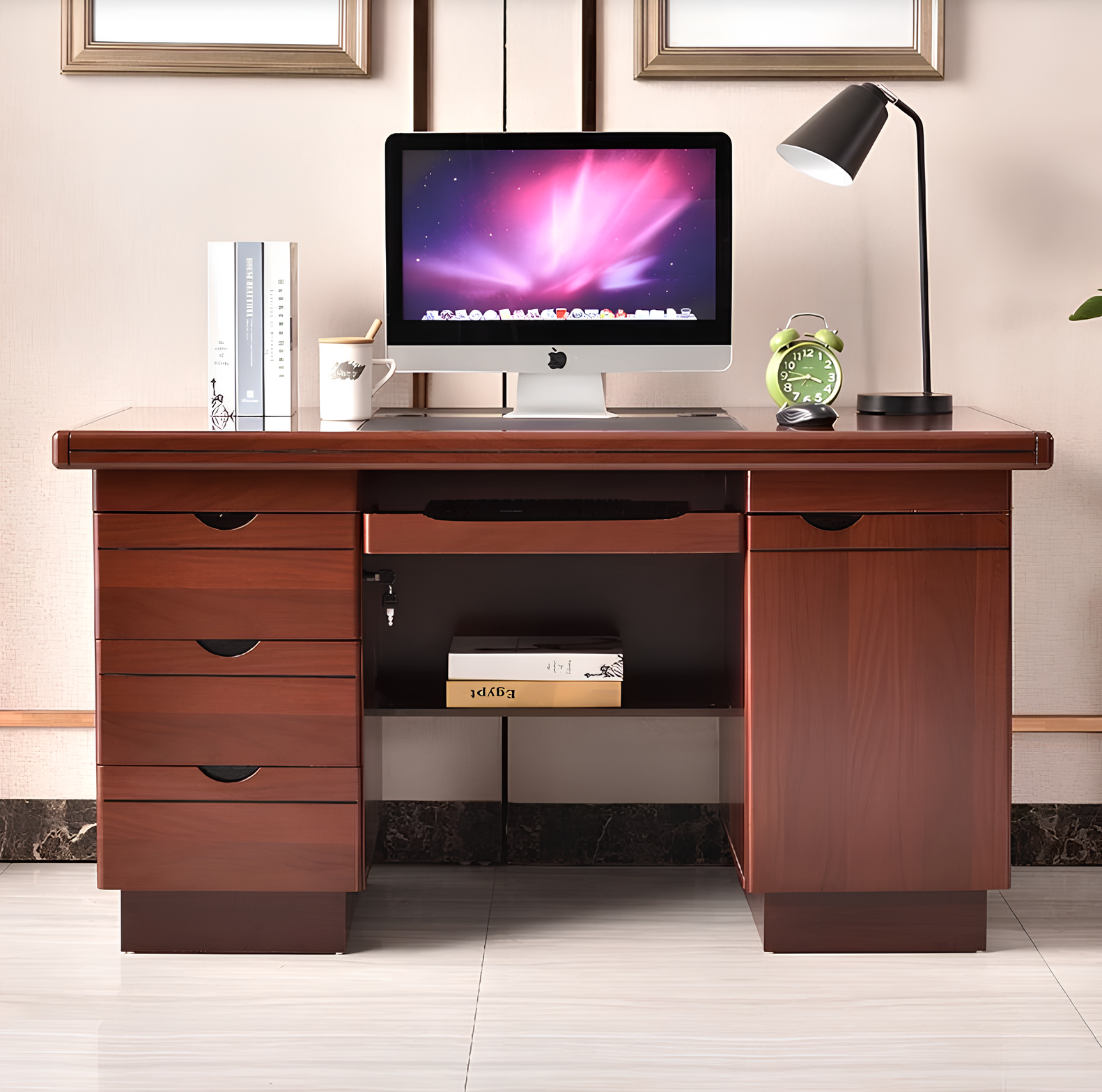 1234-5 120cm Executive Office Desk - Image 1