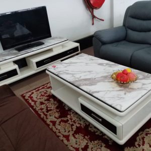 White Marble Top Set